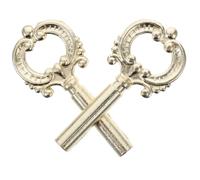 2 pièces Bouton Interrupteur de Lampe en Alliage de Zinc pour plafonnier | Remplacement Élégant et Minimaliste, Finition Or, Compatible Lampes sur Pied et Réparations Domestiques