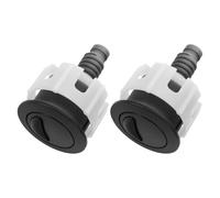2 Pièces Bouton-poussoir de Toilette à Double Chasse | ABS Chromé, Installation Facile, Contrôle Précis, pour Réservoir Wc Moderne, Accessoire de Réparation