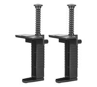 2 pièces brique doublure coureur fil tiroir maçonnerie outil de mesure nivellement avec protection antidérapante outil de mesure accessoire d'ingénierie(Black)