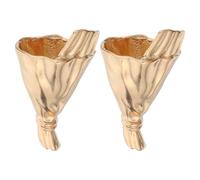 2 Pièces Broche Vase à Fleurs Portable pour Femmes, Alliage Doré | Usage Quotidien et Banquets de Mariage, Épingle Polyvalente pour Vêtements, Chapeaux ou Paquet, Style Floral