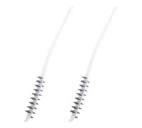 2 Pièces Brosse Blanche de Nettoyage pour Tambour de Machine à Laver, | Manche Souple en PP, Rangement Compact, Trous du Tambour et L’entretien des Appareils Ménagers