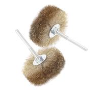2 Pièces Brosse Métallique Rotative pour Perceuse, Acier Cuivré