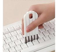 2 pièces Brosse pour couvercle, brosse pour fente de clavier, brosse pour couvercle bouclé, peigne à coussin d'air pour nettoyer la rainure du couvercle et les fentes. Brosse polyvalente pour la cuisi