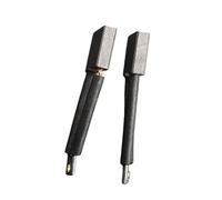2 pièces brosses en cuivre moyennes 8x30x25mm avec double fil-brosses de moteur à courant continu robustes for chariots élévateurs, générateurs et équipements industriels