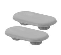 2 Pièces Butoirs de Siège de Toilette en Plastique, Pose Facile et | Entretoises Préformées Amortissement Sonore, Coussin Renforcé, Protection les Chocs, pour Salles de Bains Domestiques