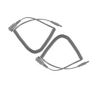 2 Pièces Câble D’alimentation 30000 Tr/min pour Poignée de Ponceuse à | Pièce de Rechange en ABS et Métal, Finition Grise Professionnelle, Réparation DIY, Station Manucure ou Déplacement