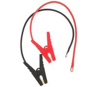 2 Pièces Câbles de Démarrage pour Clôture Électrique avec Clips | Plastique et Métal, pour Système Solaire ou Chargeur, Usage Ferme Extérieur, Fixation
