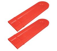 2 Pièces Cache- Chaîne Orange PE pour Guide et Chaîne de | Installation Facile, Protection Anti-rayures, Rangement et Transport au Jardin, pour Guide et Chaîne