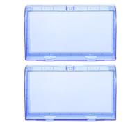 2 Pièces Cache de Prise en Plastique, Double Interrupteur Adhésif | Protection Anti-poussière, Installation Simple, Design Visuel Transparent, pour Salle de Bain et Intérieur