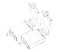 2 Pièces Cache Interrupteur à Bascule Transparent en ABS | Montage Adhésif Double Face, Capot Rabattable, pour Boutons de Commande en Atelier Bateau
