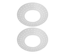 2 Pièces Cadre de Couronne Prépercé en Acrylique Transparent Rond | Base Plate Robuste, Maintien Stable des Compositions, Usage Intérieur, Décor Mural, Macramé et Cônes
