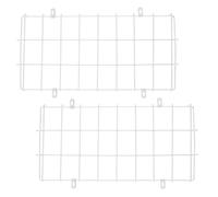 2 Pièces Cage de Protection Renforcée pour Panneau de Sortie Mural | Grille Métallique, Installation Murale, Visibilité Maintenue, Résistance aux Chocs, Usage pour Espaces Publics