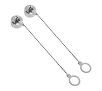 2 Pièces Capuchon Anti Poussière du Connecteur Mâle M8 Métal Ip67 | Couvercle Argenté à Verrouillage Sécurisé, Installation sans Outil, pour Câblage Terrain et Contrôle Industriel