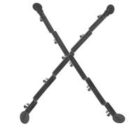 2 Pièces Chaîne de Fixation pour Tabouret Rond Pliant | Accessoire Noir en Plastique, Usage Intérieur et Activités Dehors, Format Compact, Rangement Facile