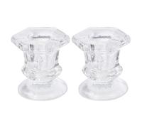 2 Pièces Chandelier de Table en Verre Style Européen Simple