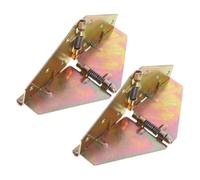 2 Pièces Charnière 180 Degrés à Ressort pour Table Rabattable | Fer, Verrouillage à Ressort, Compatibilité Large, Rénovation Facile, pour Bureaux Pliants, Tables de Couture