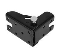 2 Pièces Charnière à Plateau Rabattable 90° Auto-verrouillante | Fer Noir, Montage Simple, Format Pliable, Usage Compact, Support pour Tables et Pieds, Intérieur