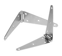 2 Pièces Charnière à Sangle Lourde 250mm Galvanisée