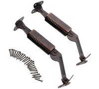 2 Pièces Charnière de Support pour Couvercle, Maintien Ouvert | Quincaillerie pour Meubles, Montage Main Droite ou Gauche, Design Compact, pour Coffres et Armoires