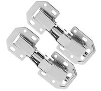 2 Pièces Charnières de Garde-robe Intérieures, Base Épaisse | Structure Pont Renforcée, Support Robuste, Installation Rapide, pour Portes de Placard et Réparation Mobilier