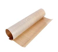 2 Pièces Chiffon de Cuisson 40x60cm, Tissu Brun Haute Température | Tapis Réutilisable pour Four, Cuisson de Cookies et Grillades, Alternative au Papier Sulfurisé