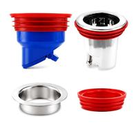 2 Pièces Clapet Anti Odeur Douch, 33-52mm Bouchon Siphon de Sol de Douche | Noyau de Drain de Sol Déodorant, Bouchon Anti Odeur Douchè Noyau Déodorant de Siphon de Sol pour Balcons Salles Bains Salles
