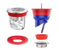 2 Pièces Clapet Anti Odeur Douche,Bouchon Anti Odeur Douchè,Noyau Déodorant de Siphon de Sol,Bouchon Siphon de Sol de Douche pour Balcons Salles Bains Salles Machines Laver