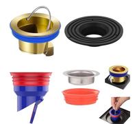 2 Pièces Clapet Anti Odeur Douche FORMVERSITY, 33-40mm Bouchon Anti Odeur Douche 35-52mm Anti Odeur Douche, Siphon de Sol de Salle de Bain Siphon de Sol de Douche pour Cuisines, Salle de Bain
