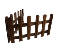 2 Pièces Clôture Décorative Noël, Bordures Simples et Classiques | Bois Léger à Surface Lisse, Usage pour Allées, Potager et Cours, Style Pastoral