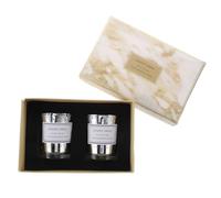 2 Pièces Coffret de Bougies Aromatiques Parfumées en Cire | Ambiance Apaisante, Usage Yoga et Réunion, Présent Prêt à Offrir, Lot Décoratif