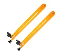 2 Pièces Compas Grand Modèle pour Tableau Blanc Plastique, Orange | Outil Circulaire pour Mathématiques, Démonstrations en Classe, Visibilité Claire, Prise Ergonomique, pour Enseignants