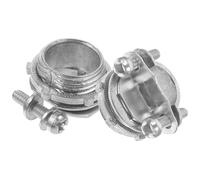 2 Pièces Connecteur de Câble en Alliage de Zinc Nm 1/2 Pouce | Adaptateur de Boîte de Jonction, Protection Mécanique Chocs, Raccord pour Conduit Métallique, Usage Électrique