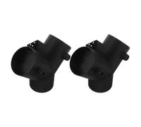 2 Pièces Connecteur de Chauffage en Y 2,87 Pouces Id | Volet D’aération Réglable, Jonction Trois Voies, pour Tuyaux 72,9mm et Chauffages Diesel