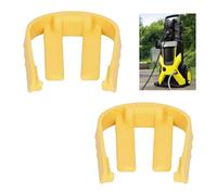 2 Pièces Connecteur Rapide pour Nettoyeur Haute Pression, Compatible avec Karcher K2 K3 K4 K5 K6 K7 Remplacement C Clips - Jaune