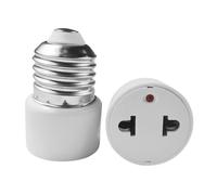 2 Pièces Convertisseur E27 Cache-prises Avec Convertisseur Prise Adaptateur, Douille,Sortie D'ampoule Support De Lampe Brancher