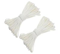 2 Pièces Corde à Mèche pour Plantes D'intérieur 0,2 Po X 164 Pieds | Mèche Hydroponique Blanche, Ajustable en Diy, Humidité Régulière par Capillarité, pour Pots et Terre