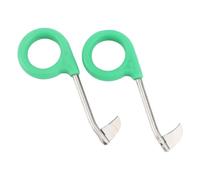 2 Pièces Coupe-Anneau de Précision No4 en Acier | Vert, Acier et Plastique, pour Câbles de Fruitier Raisin, Usage Jardinage