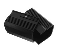 2 Pièces Coupe-papier à Glissière, Découpe Sécurisée, Noir | Boîtier Plastique Robuste, Lame Cachée et Rail Coulissant, pour Carton et Vinyle, Usage Scolaire