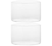 2 Pièces Coupes à Dessert en Verre, Petits Bols Transparents