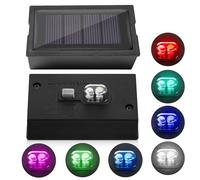 2 Pièces Couvercles Solaires de Rechange 4 x 7 cm - Module Solaire LED avec 8 Modes d’Éclairage, Étanche IP44, pour Lanterne Solaire, Bocal en Verre, Décoration de Jardin