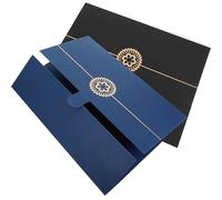 2 Pièces Couverture de Certificat Papier A4, Simple, Protectrice | Coins Arrondis, Usage Graduations, pour Photo et Document, Aspect Soigné, Facile à Utiliser