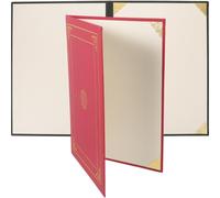 2 Pièces Couverture de Diplôme Pliable, Protectrice, en Papier | Cérémonies de Remise, Rangement Pratique des Certificats et Documents, Style Simple, Facile à Transporter