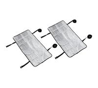 2 Pièces Couverture D'unité Extérieure Argentée pour Protection | Aluminium Foil et Pearl Cotton, Lavable, Pare-feuilles, Installation Facile, Prolonge la Durée de Service