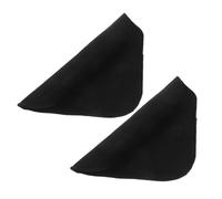 2 Pièces Couverture Isolante Ignifuge pour Soudage, Polyester Noir | Feutre Isolant Haute Température, Surface Lisse, Portable et Pliable, pour Sols et Tables, Balcon