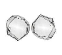 2 Pièces Couvre Ventilateur Lot de Protection Pince pour Ventilateurs Pied Housse Lavable pour Animaux Design Aéré