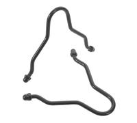 2 Pièces Crochet de Gouttière de Toit en Alliage D’aluminium Noir | Fixation Courbe Renforcée, Adaptateur Moulé Personnalisé, pour Écoulement Pluvial et Assemblage de Toiture