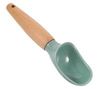 2 Pièces Cuillère à Glace Professionnelle Multifonctionnelle | ABS et Bois, Poignée Ergonomique Pratique, pour Fruits et Boulettes, Usage Maison et Dessert