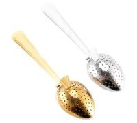 2 Pièces Cuillère À Thé Infuseur Cuillere Infuseur Thé Cuillère À Thé En Acier Inoxydable Infuseur Boule À Thé Rotative Avec Une Longue Poignée Filtre De Thé Aux Trous Fins