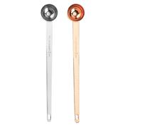 2 Pièces Cuillère Doseuse 15ml en Acier Inoxydable à Long Manche | Portative, Style Classique Argenté, pour Poudre de Fruit et Lait, Usage la Cuisine Maison