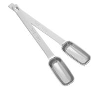 2 Pièces Cuillère Doseuse 5ml en Acier Inoxydable, Manche Long | Finition Polie sans Soudure, Rangement Suspendu, Service de Liquides et Assaisonnements, Pratique au Buffet ou Laboratoire